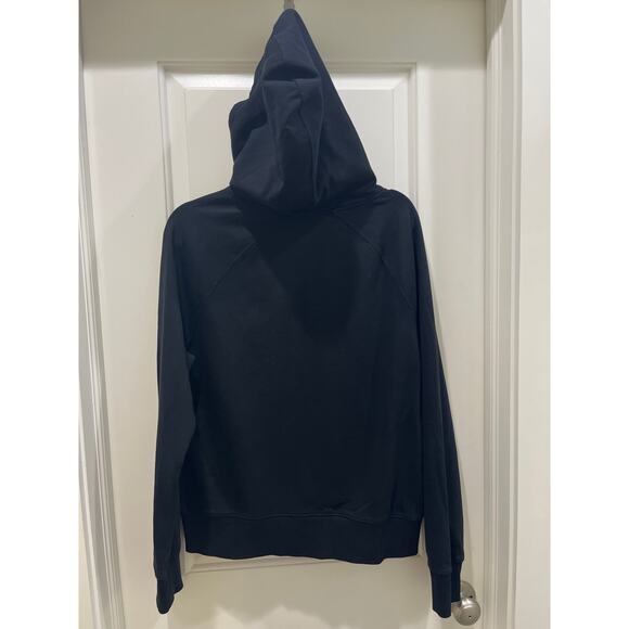Helmut Lang Women's Helmut Lang Black Summer 2022 Postcard Hoodie Sz L - Picture 6 of 7